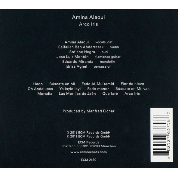 AMINA ALAOUI - ARCO IRIS (CD) (2011) - 2