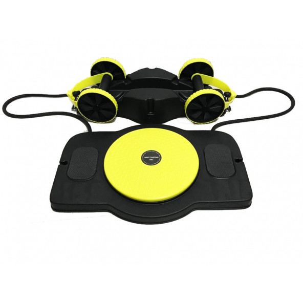 Leyaton Egzersiz Spor Aleti 5 Fonksiyonlu Twister Sarı