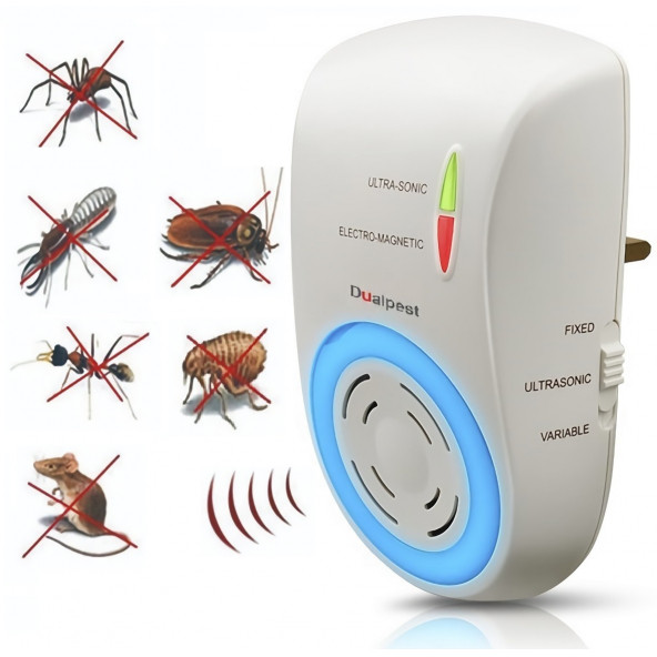 Dualpest An-A833 Ultrasonik Fare Haşere Sinek Böcek Kovucu - 3