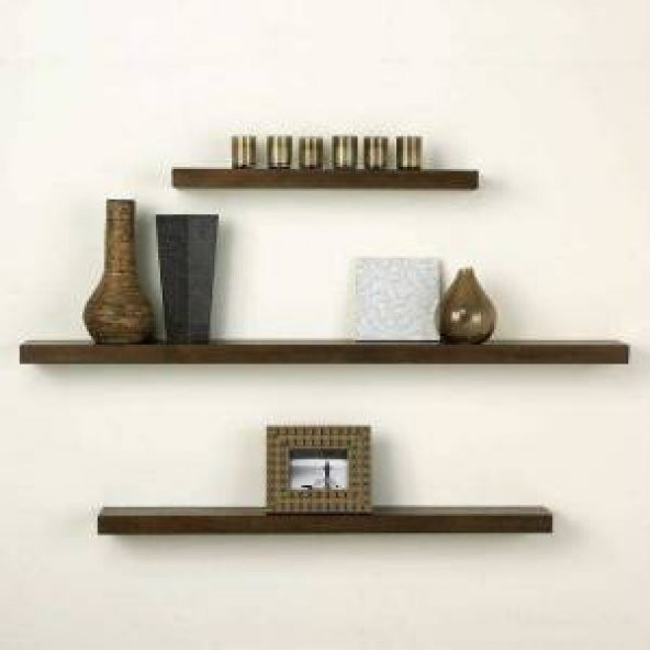 3'LÜ DUVAR RAF SETİ 40*60*80(25) - 2
