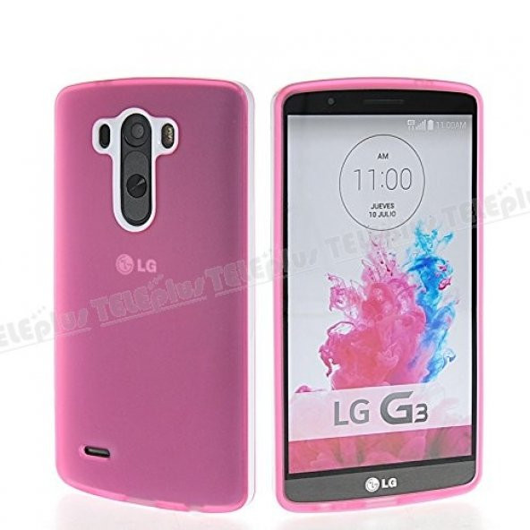 LG G3 Mini Silikon Kılıf Pembe