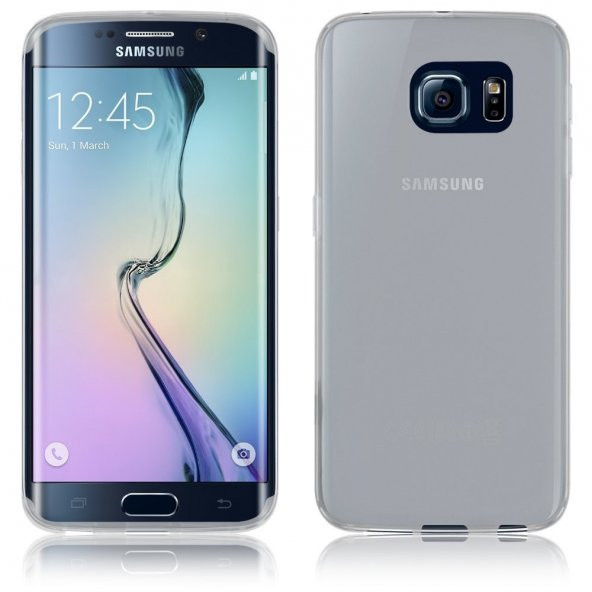 Samsung Galaxy S6 Edge Silikon Kılıf Şeffaf