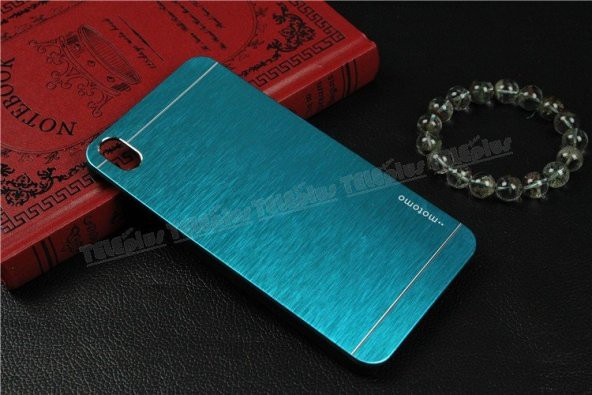 HTC Desire 626 Alüminyum Arka Kapak Kılıf Mavi