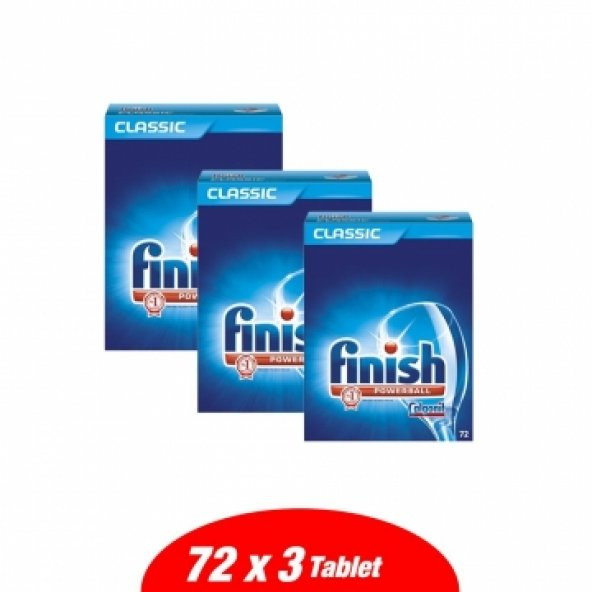 Finish Classic Tablet (72x3) 216 Tablet