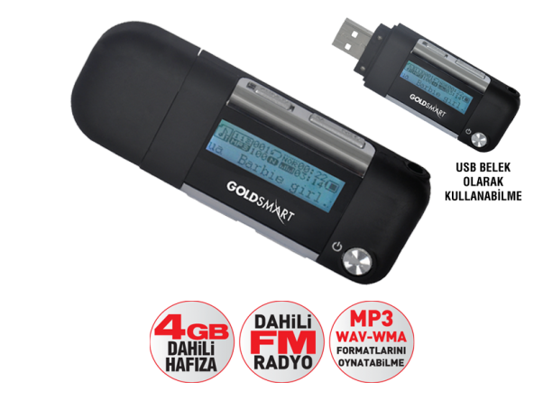 Goldmaster MP3-159 Digital Player - 1