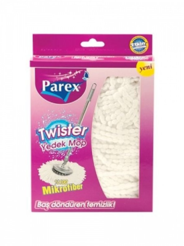 Parex Twister Yedek Mop 1+1 Hediyeli