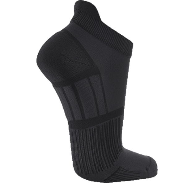 Dry Active Unisex Bay Bayan Siyah Seamless Spor Çorap