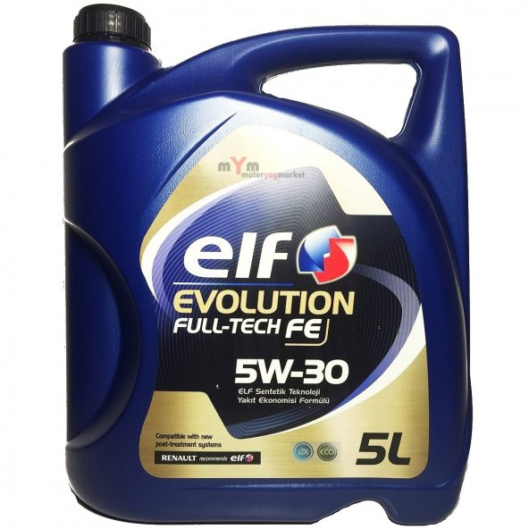 Elf Evolution Full-Tech FE 5W-30 5 Litre DPFli Motor Yağı *2019