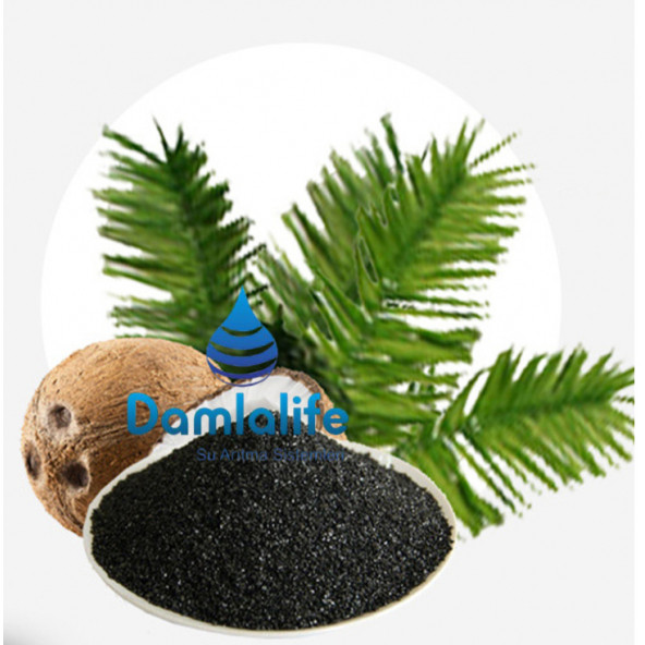 Granül Aktif Karbon Coconatlı ( 1 KG ) Hindistan Cevizi Kabuğu