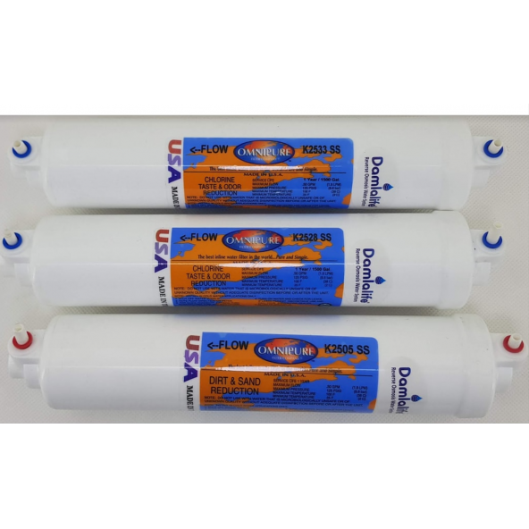 Omnipure USA 3 lü Filtre - Resim 2