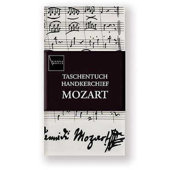 Mozart Notalı ve İmzalı Mendil - 2