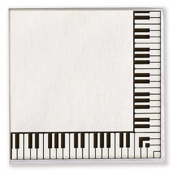 Piyano Tuşeli Kağıt Peçete