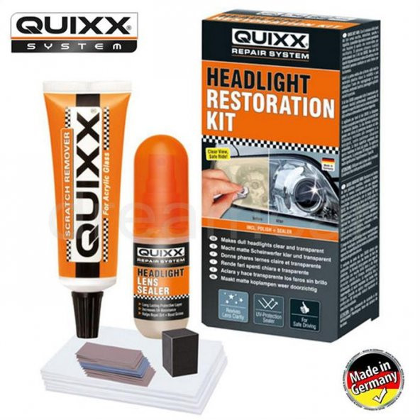 Quixx Akrilik Ön Far Yenileme Kiti Made in Germany 38176