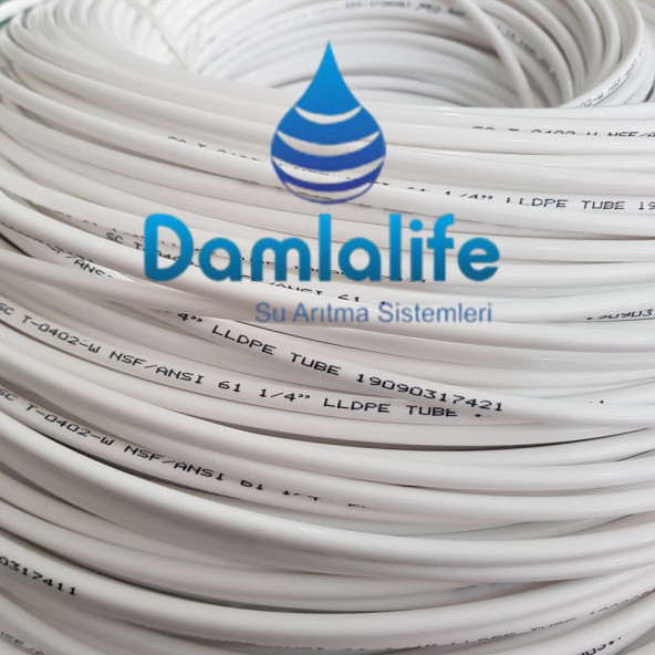 TAİWAN Su Arıtma Hortum nsf onaylı 1/ 4 - 6 MM 5 metre - Resim 2