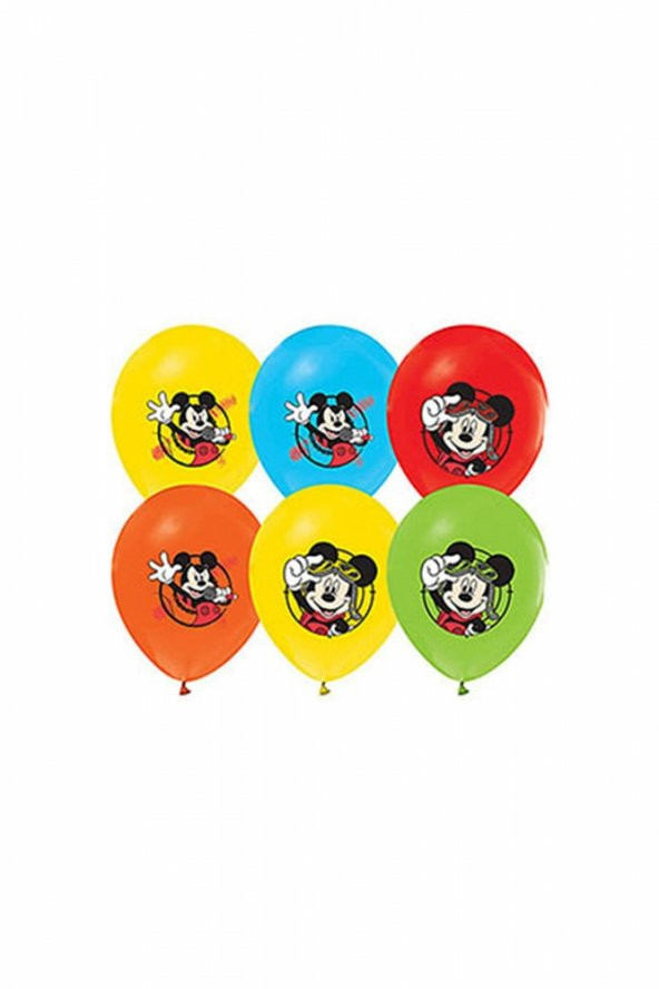 Mickey Baskılı Balon 10lu