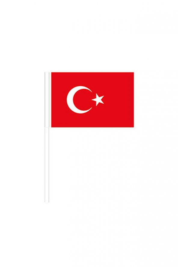 Sopalı Türk Bayrağı 10lu