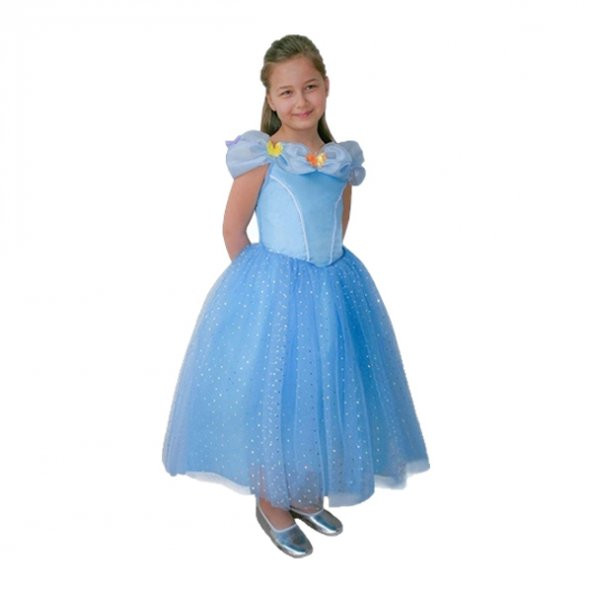Disney Cinderella Butik Kostüm 7-9 Yaş