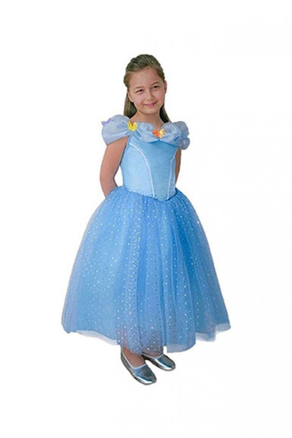 Disney Cinderella Butik Kostüm 4-6 Yaş 1 Adet