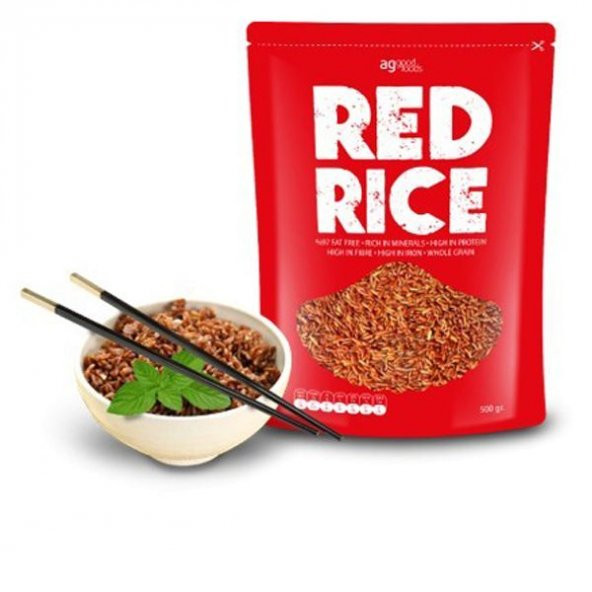 AG FOODS KIRMIZI PİRİNÇ , 500 gr