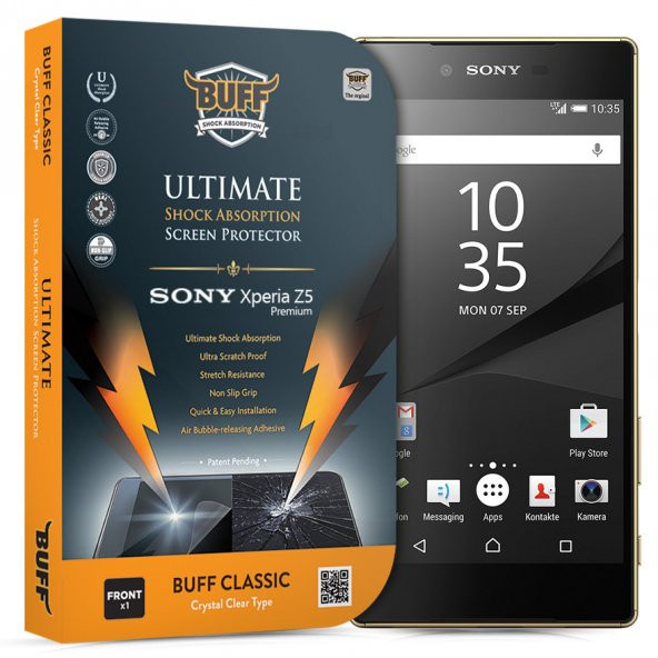 BUFF Sony Xperia Z5 Premium Darbe Emici Ekran Koruyucu Film