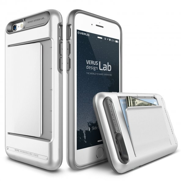 Verus iPhone 6/6S Damda Clip Series Kılıf Pearl White