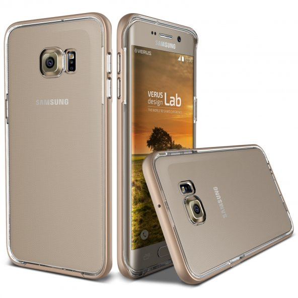 Verus Galaxy S6 Edge Plus Crystal Bumper Kılıf Shine Gold