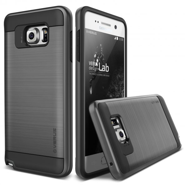 Verus Galaxy Note 5 Case Verge KÄ±lÄ±f Steel Silver