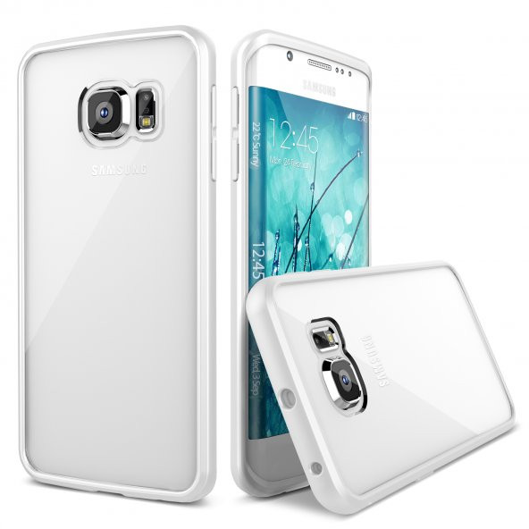Verus Galaxy S6 Edge Crystal Mixx Series Kılıf White