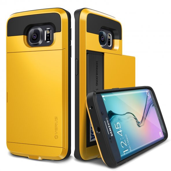 Verus Galaxy S6 Edge Damda Slide Series Kılıf Special Yellow