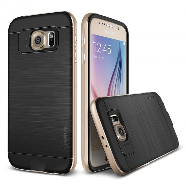 Verus Galaxy S6 Case Iron Shield Kılıf Gold