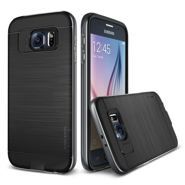 Verus Galaxy S6 Case Iron Shield Kılıf Titanium