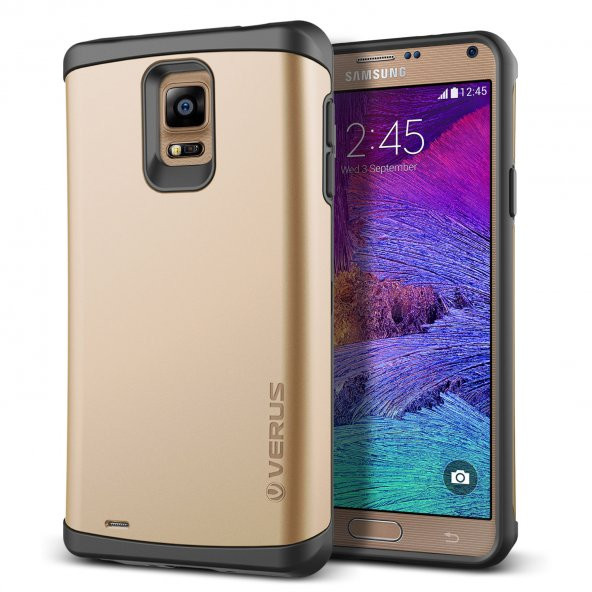 Verus Samsung Galaxy Note 4 Damda Veil Kılıf Shine Gold