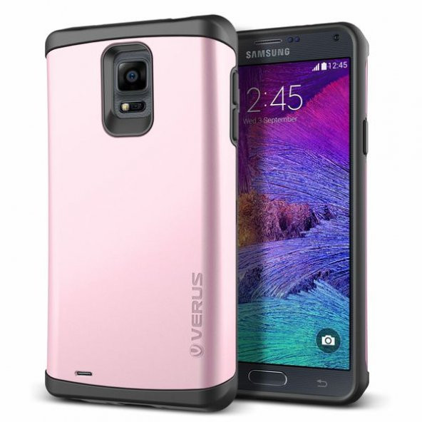 Verus Samsung Galaxy Note 4 Damda Veil Kılıf Baby Pink