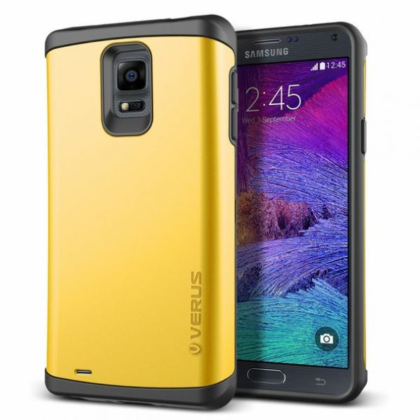 Verus Samsung Galaxy Note 4 Damda Veil Kılıf Special Yellow