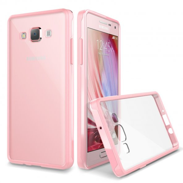 Verus Samsung Galaxy A7 Crystal Mixx Kılıf Baby Pink