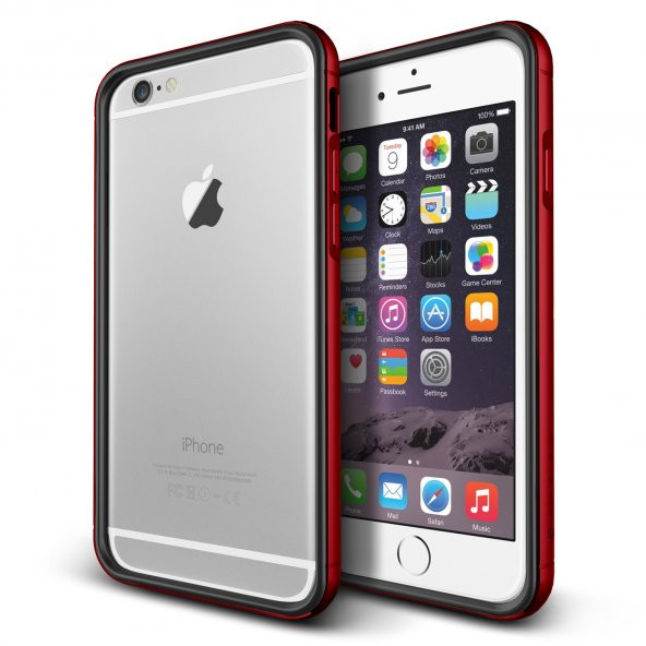 Verus iPhone 6/6S 4.7 Iron Bumper Kılıf Kiss Red