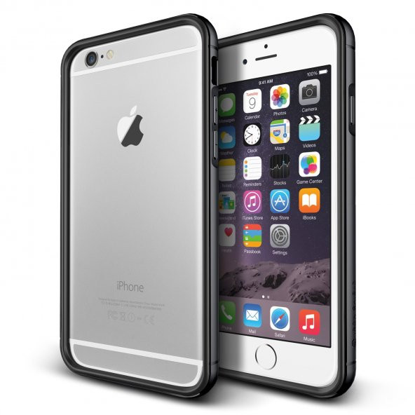 Verus iPhone 6/6S 4.7 Iron Bumper Kılıf Titanium