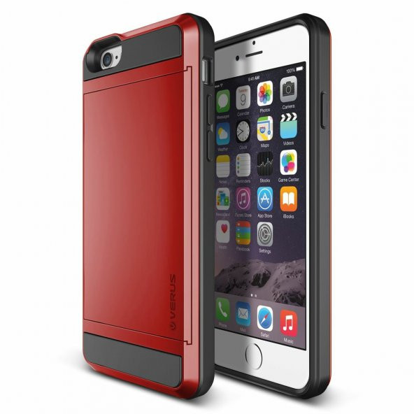 Verus iPhone 6/6S 4.7 Damda Slide Kılıf Crimson Red