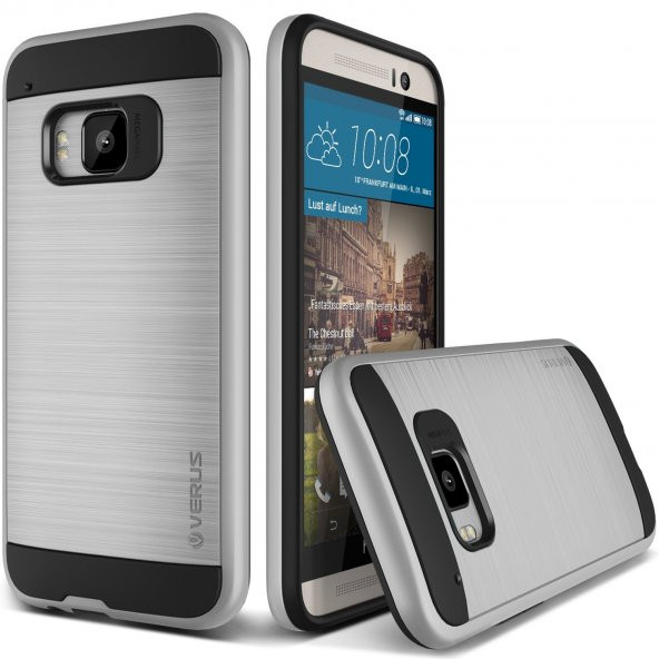 Verus HTC One M9 Case Verge Series Kılıf Silver