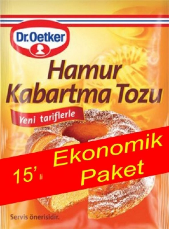 Dr.Oetker Hamur Kabartma Tozu 15 Adet