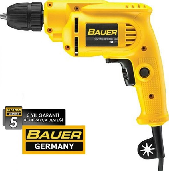 Bauer Power Tools 550 Watt Hız Ayarlı Darbesiz Vidalama Matkap