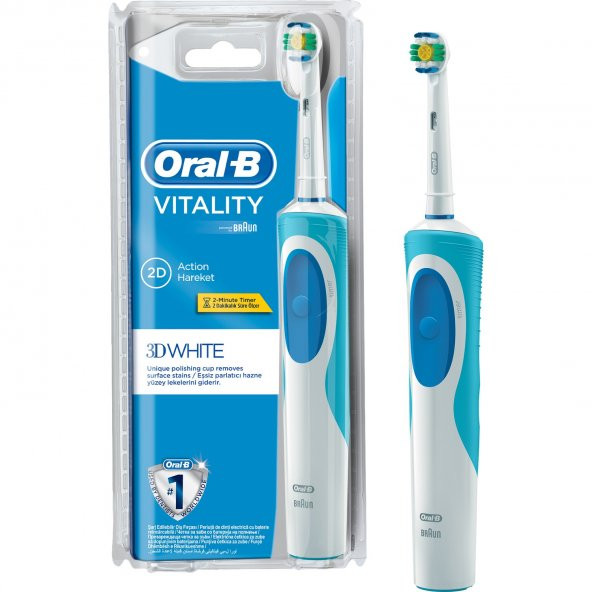 Oral-B Vitality Diş Fırçası Elektrikli 3D White