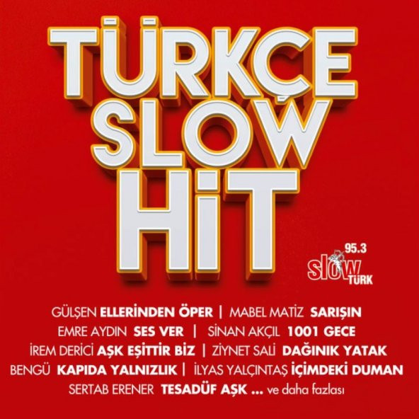 TÜRKÇE SLOW HİT -  KARIŞIK / VARIOUS ( 2 CD ) (2016)