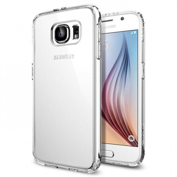 Galaxy S6 Kılıf, Spigen Ultra Hybrid Crystal Clear