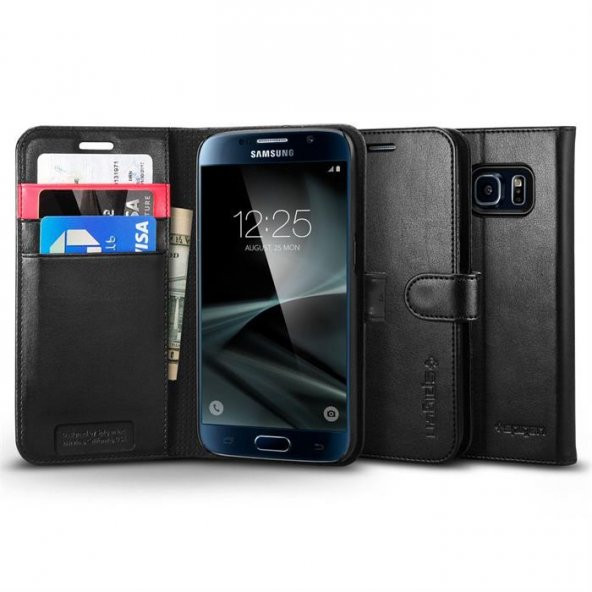 Galaxy S7 Kılıf, Spigen Wallet S Cüzdan