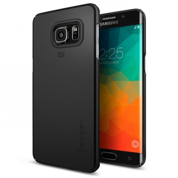 Galaxy S6 Edge Plus Kılıf, Spigen Thin Fit Ultra İnce Black