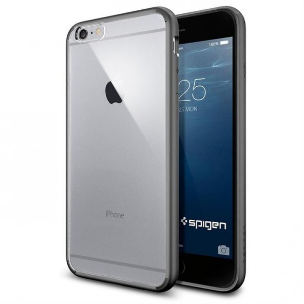 iPhone 6 Plus/6s Plus Kılıf, Spigen Ultra Hybrid Metal Slate