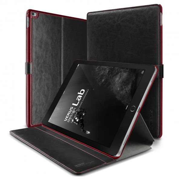 Verus iPad Pro Case Dandy Layered Series Kılıf Black Wine
