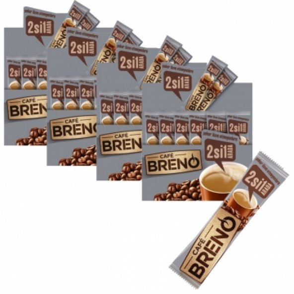 Cafe Breno 2 si 1 Arada Şeker İlave Etmeyenlere 48 Adet