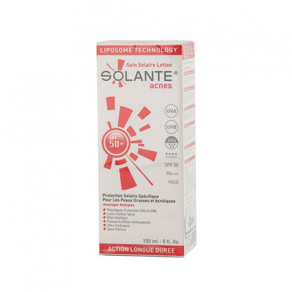 Solante Acnes Sun Care Lotion SPF50+ 150ml